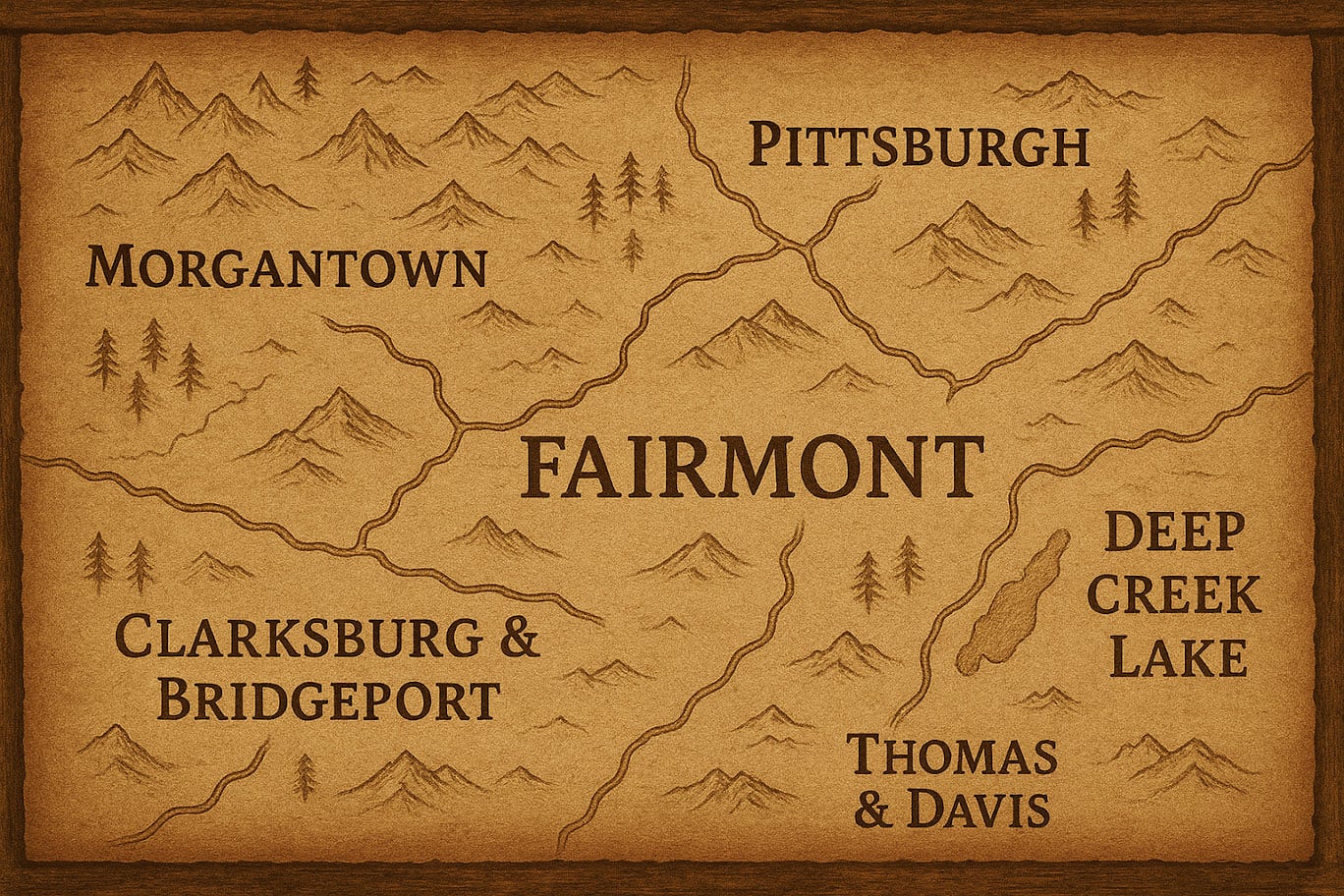 Serving Fairmont, Morgantown, Pittsburgh, Clarksburg, Bridgeport, Thomas, Davis and Deep Creek Lake